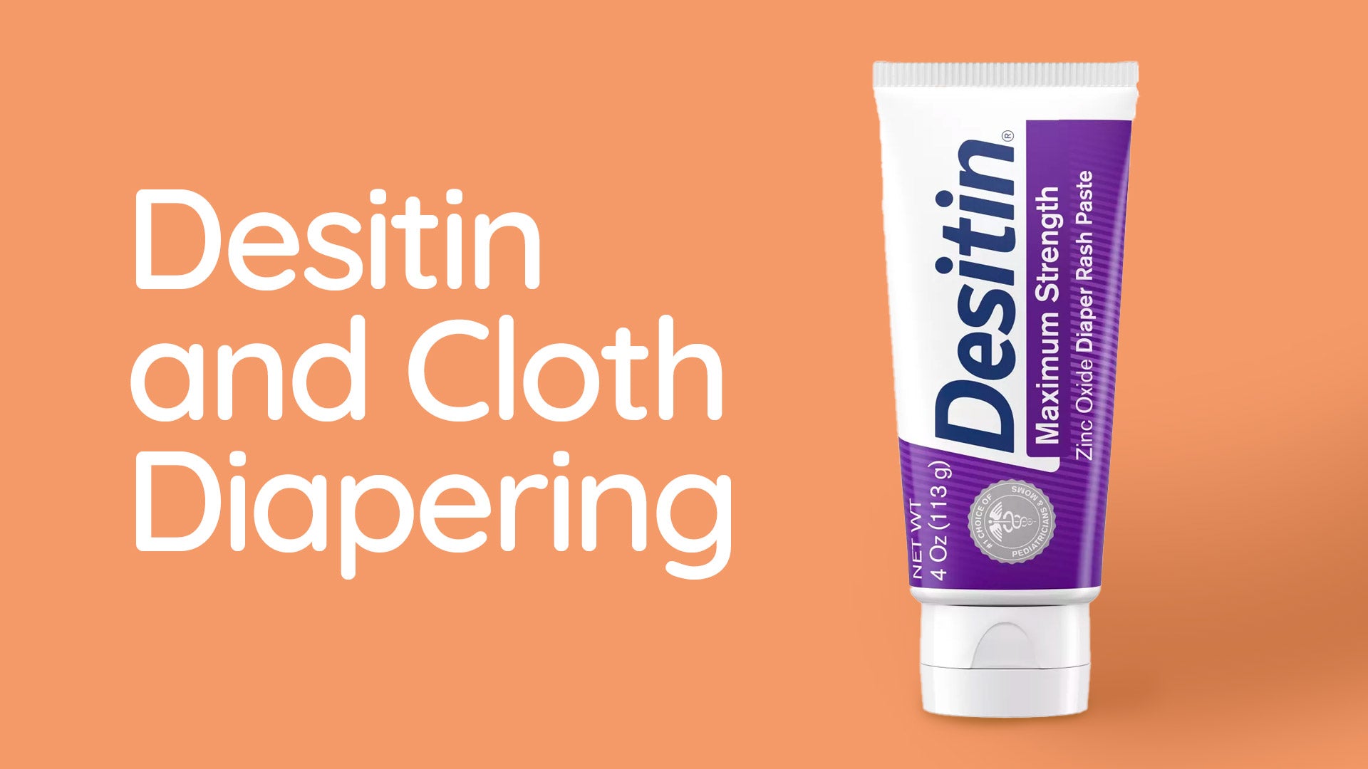 Desitin Diaper Cream and Cloth Diapers - Kinder Cloth Diaper Co.