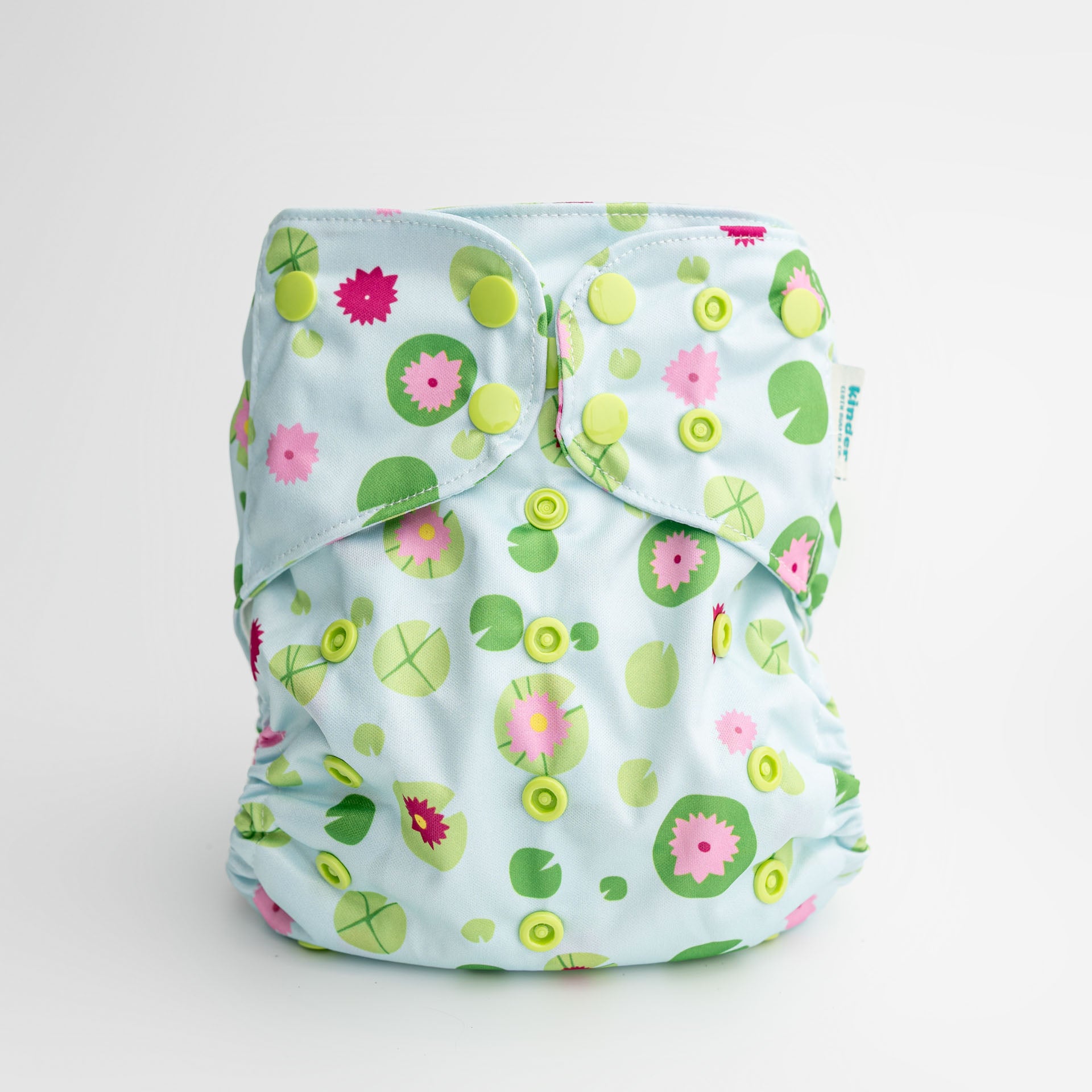 Floral: Essentials Pocket Cloth Diaper with Athletic Wicking Jersey, Grows with your Baby