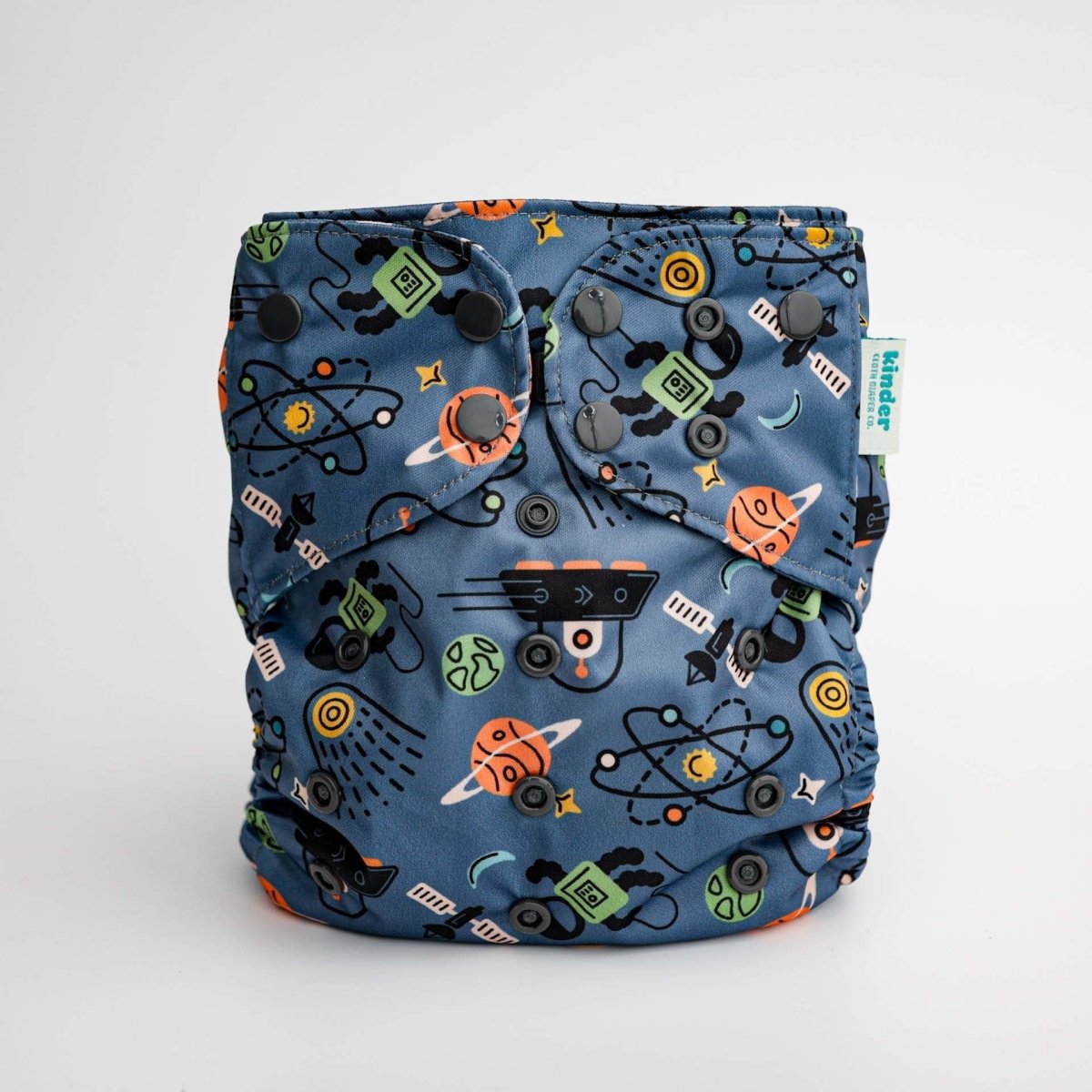 Space and Sky: Essentials Pocket Cloth Diaper with Athletic Wicking Jersey, Grows with your Baby - Kinder Cloth Diaper Co. - 28 - 05 - 05 - modern reusable cloth diapers and more for birth to potty training - Pittsburgh Based Small Business