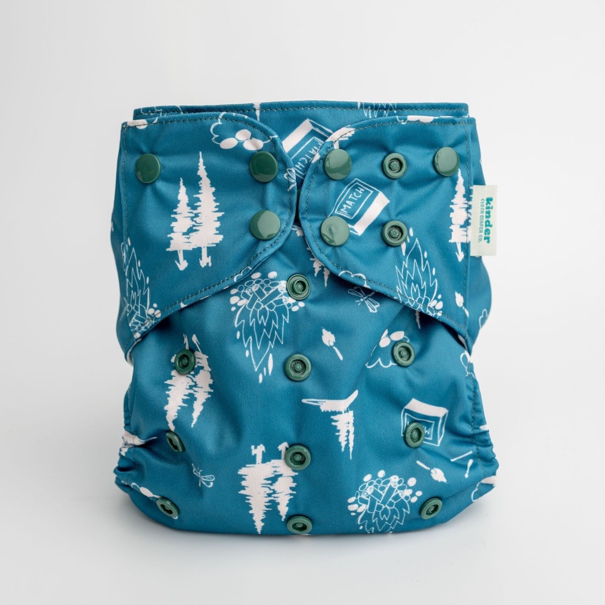 Campfire Songs - Modern - Cloth - Diapers - Pocket Diaper - Kinder Cloth Diaper Co. - Pittsburgh - Based - Small - Business - Woman - Owned