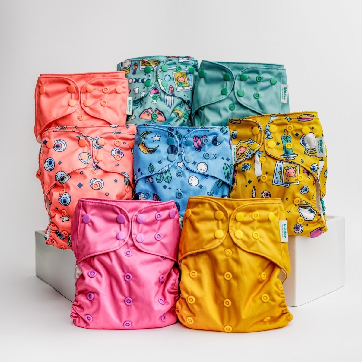 Crystal Clear by Bree Brennan - Modern - Cloth - Diapers - Pocket Diaper - Kinder Cloth Diaper Co. - Pittsburgh - Based - Small - Business - Woman - Owned