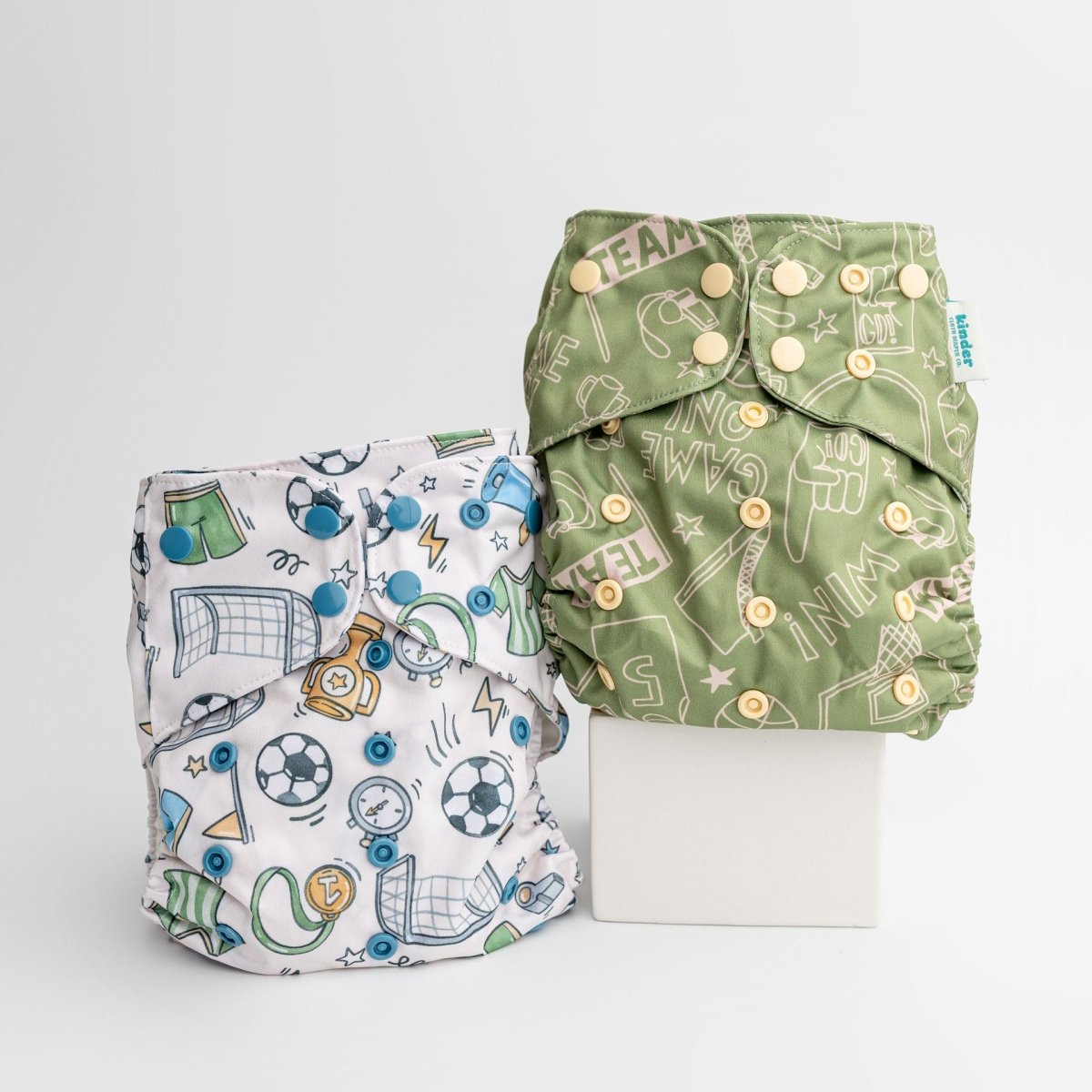 Goal Getter - Modern - Cloth - Diapers - Pocket Diaper - Kinder Cloth Diaper Co. - Pittsburgh - Based - Small - Business - Woman - Owned