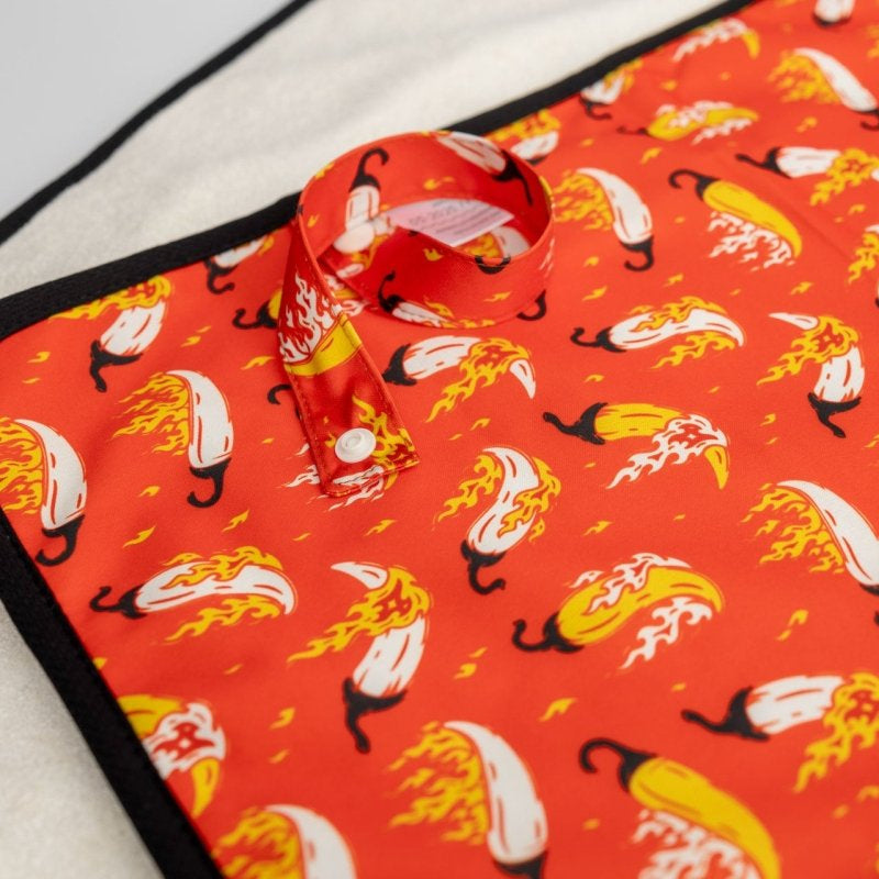 Hot Peppers - Modern - Cloth - Diapers - Change Mat - Kinder Cloth Diaper Co. - Pittsburgh - Based - Small - Business - Woman - Owned