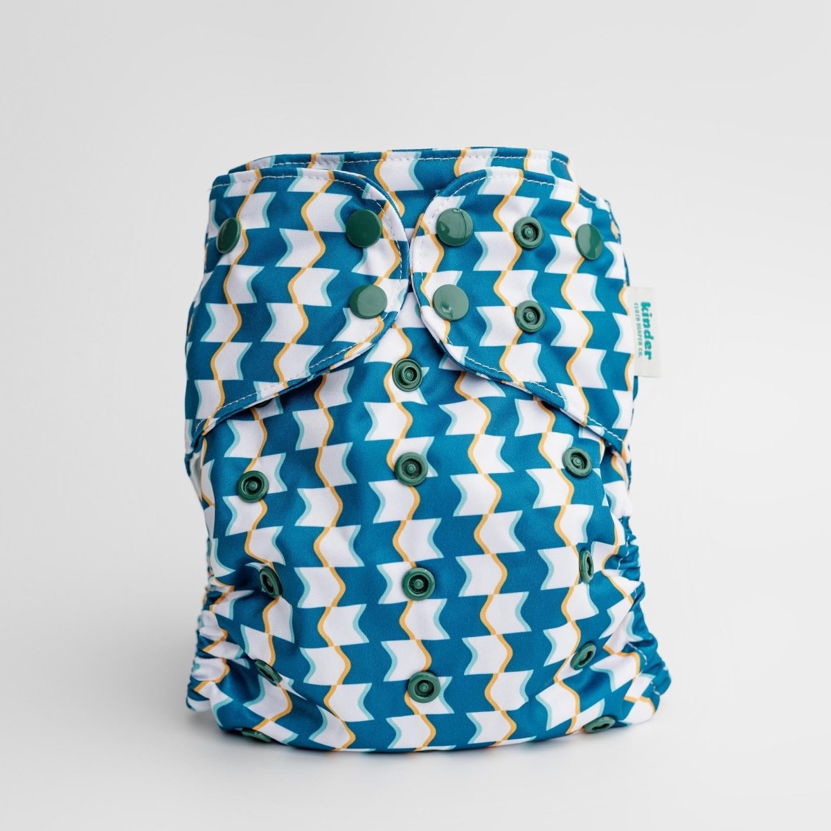 Lagoon - Modern - Cloth - Diapers - Pocket Diaper - Kinder Cloth Diaper Co. - Pittsburgh - Based - Small - Business - Woman - Owned