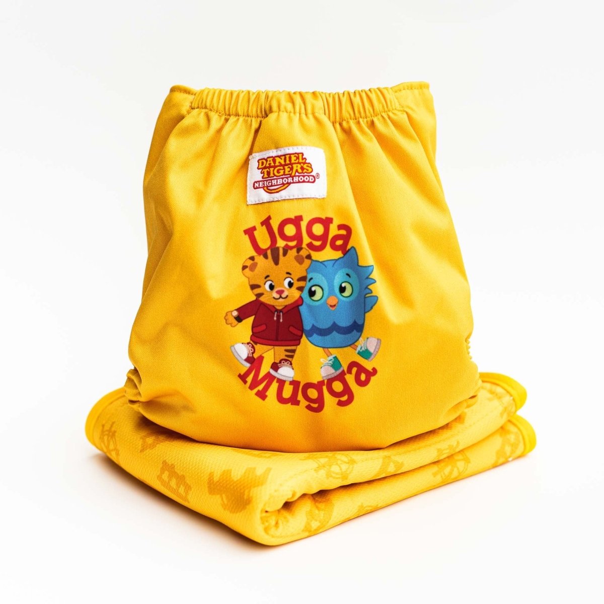 Daniel Tiger's Neighborhood Pocket Cloth Diaper with Bookfold Insert - Kinder Cloth Diaper Co. - 09 - 03 - 01 - modern reusable cloth diapers and more for birth to potty training - Pittsburgh Based Small Business