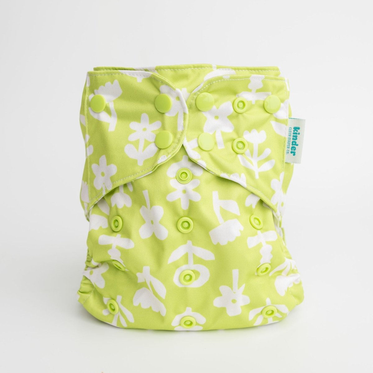 Paper Flowers - Modern - Cloth - Diapers - Pocket Diaper - Kinder Cloth Diaper Co. - Pittsburgh - Based - Small - Business - Woman - Owned