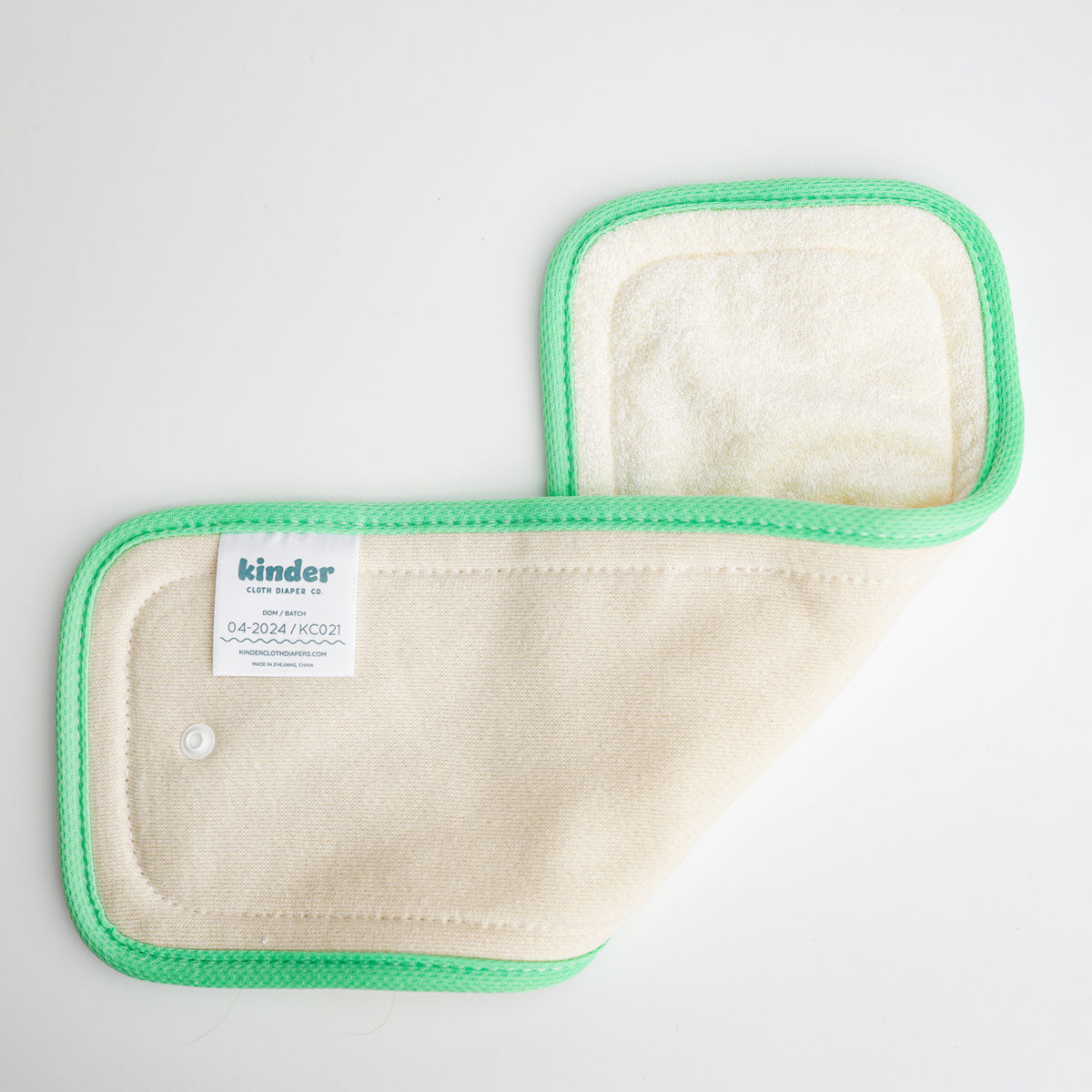 6 - Layer Bamboo Hemp Cotton Insert - Kinder Cloth Diaper Co. - 0.5 - 10 - G1 - modern reusable cloth diapers and more for birth to potty training - Pittsburgh Based Small Business