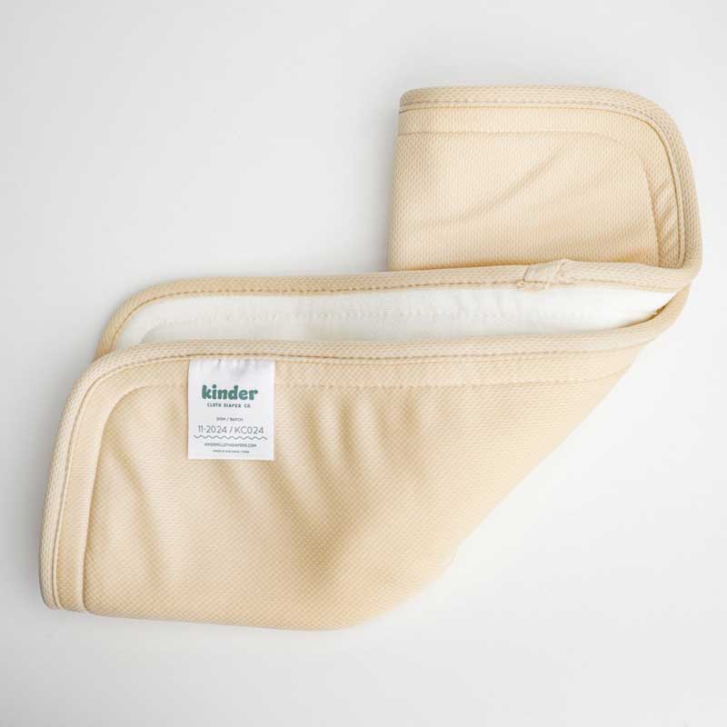 Bamboo Cotton Bookfold Cloth Diaper Insert with Athletic Wicking Jersey - Kinder Cloth Diaper Co. - 31 - 07 - 04 - modern reusable cloth diapers and more for birth to potty training - Pittsburgh Based Small Business