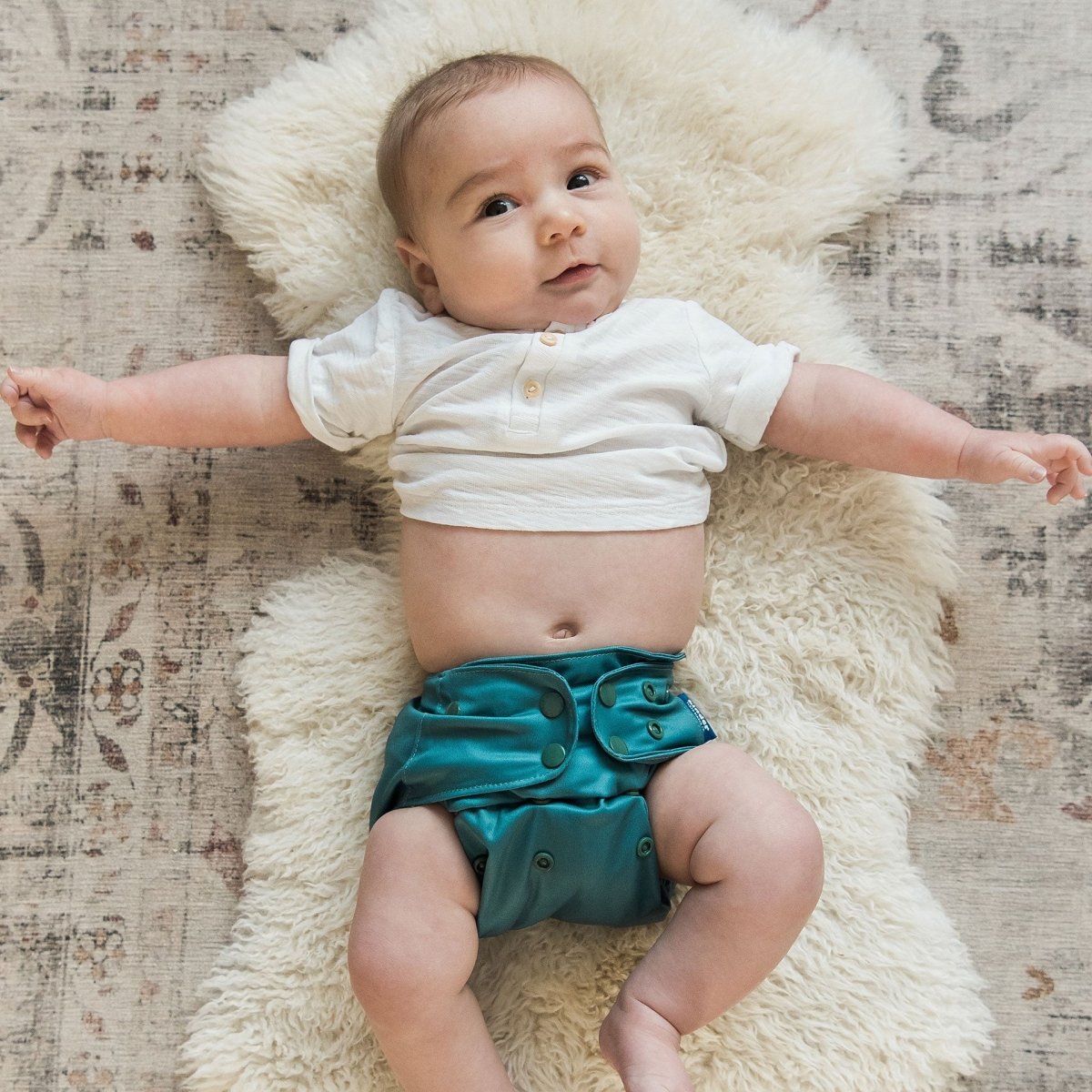 Solid Color: Essentials Pocket Cloth Diaper with Athletic Wicking Jersey, Grows with your Baby - Kinder Cloth Diaper Co. - 01 - 05 - 03 - modern reusable cloth diapers and more for birth to potty training - Pittsburgh Based Small Business