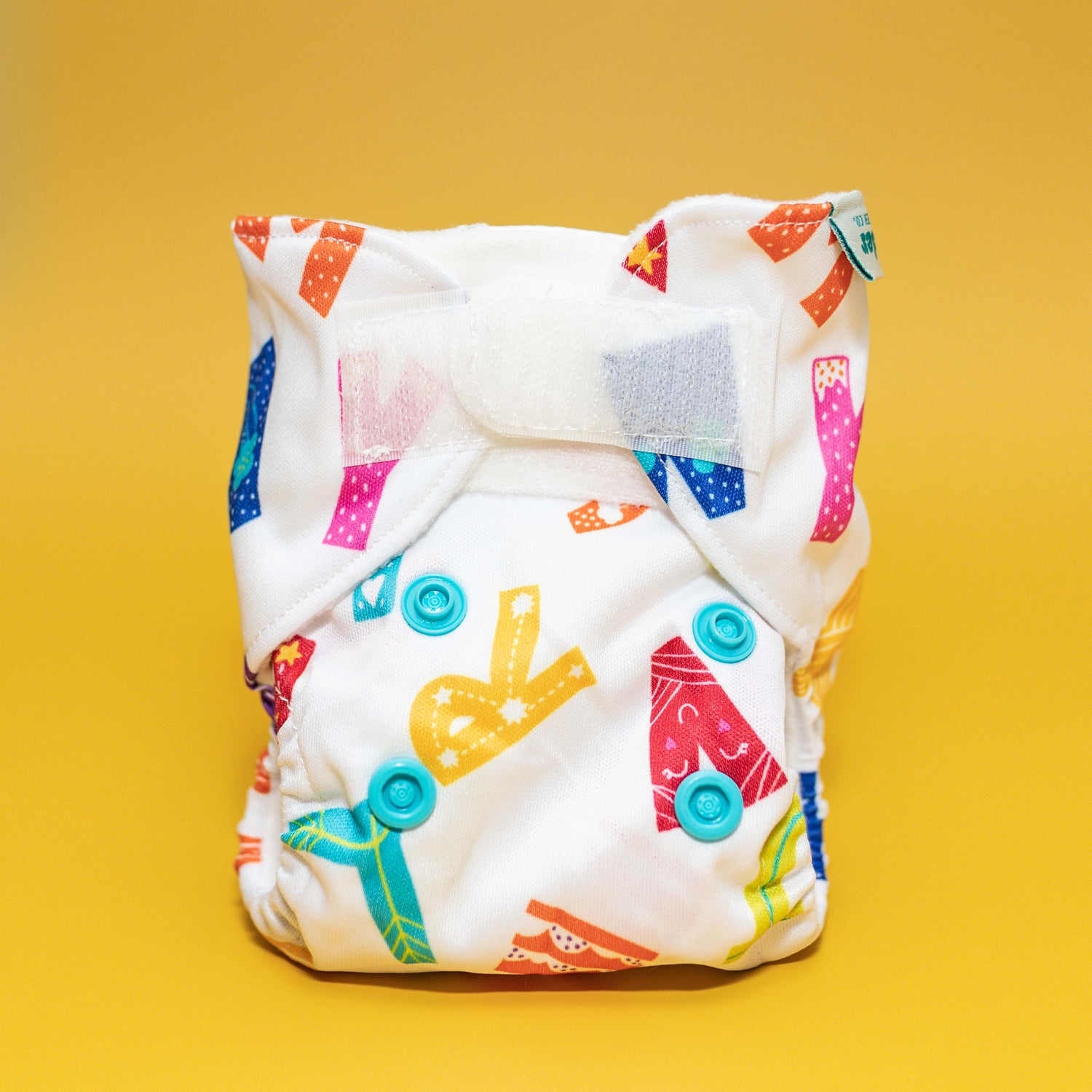 Reusable Doll Toy Diaper with Optional Mini Reusable Wipe Set