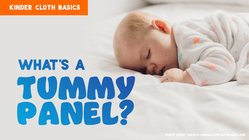 Kinder Cloth Basics: What is a Cloth Diaper Tummy Panel? - Kinder Cloth Diaper Co.