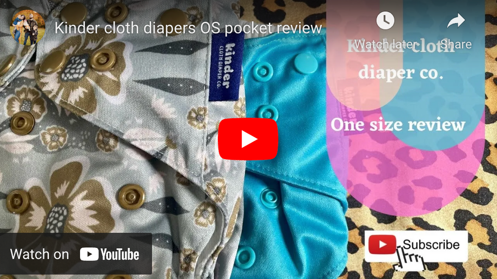 Ashley of crustsontuesdays Reviews the Kinder Cloth Diaper Co. One Size Pocket Diaper
