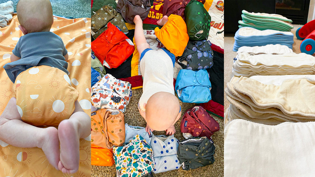 Working Mom Sara shares why part-time cloth diapering just makes sense for her busy family
