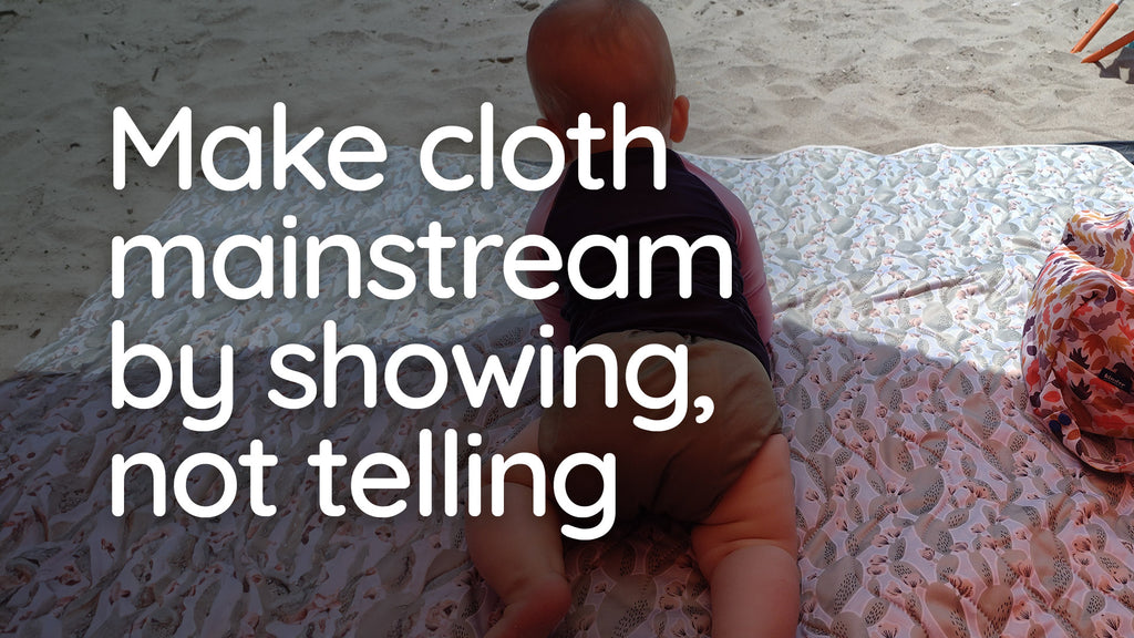 Cloth Mom, Samantha, Shares How Her Family Makes Cloth Diapering Mainstream by Showing, Not Telling