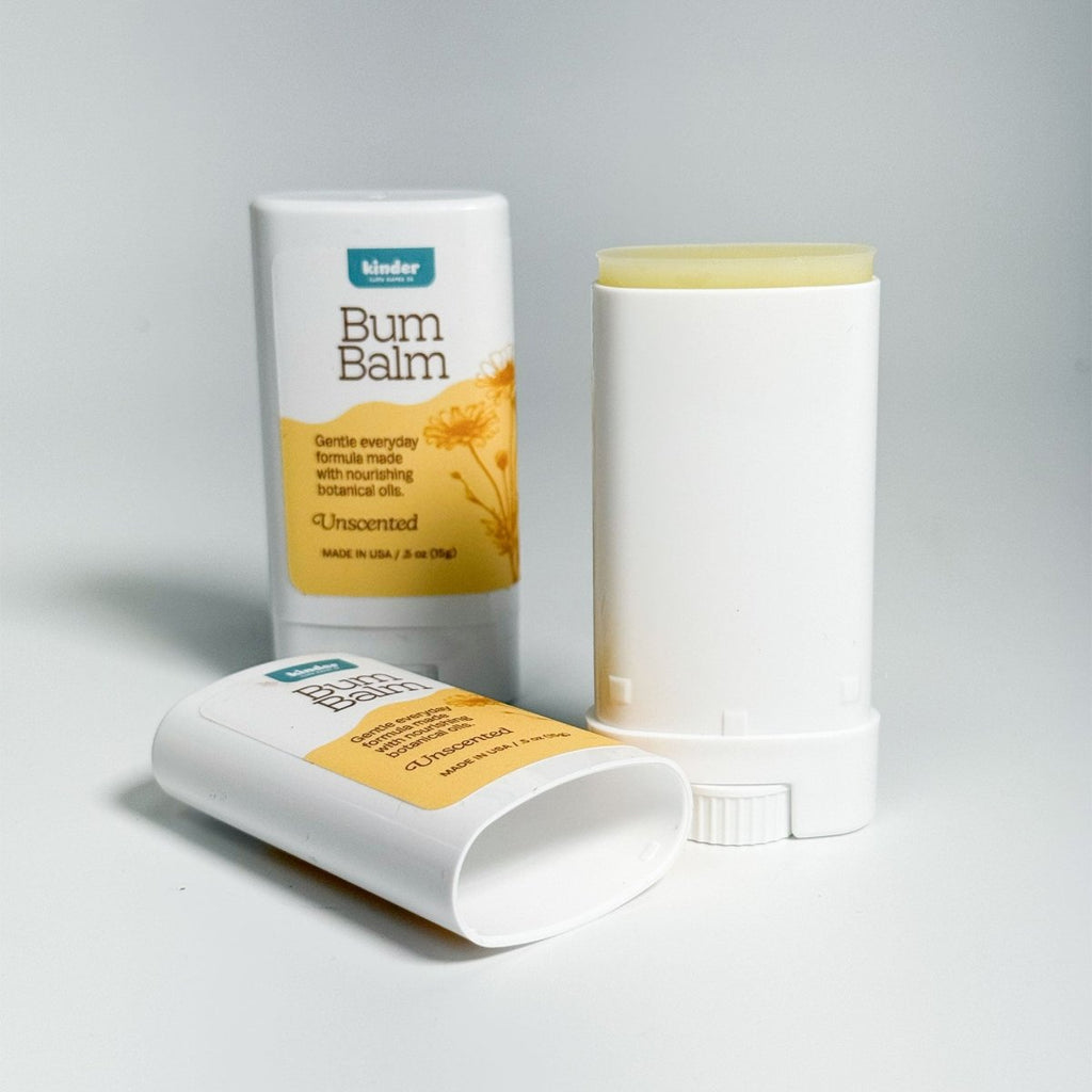 1/2 oz Stick - Modern - Cloth - Diapers - Bum Balm - Kinder Cloth Diaper Co. - Pittsburgh - Based - Small - Business - Woman - Owned