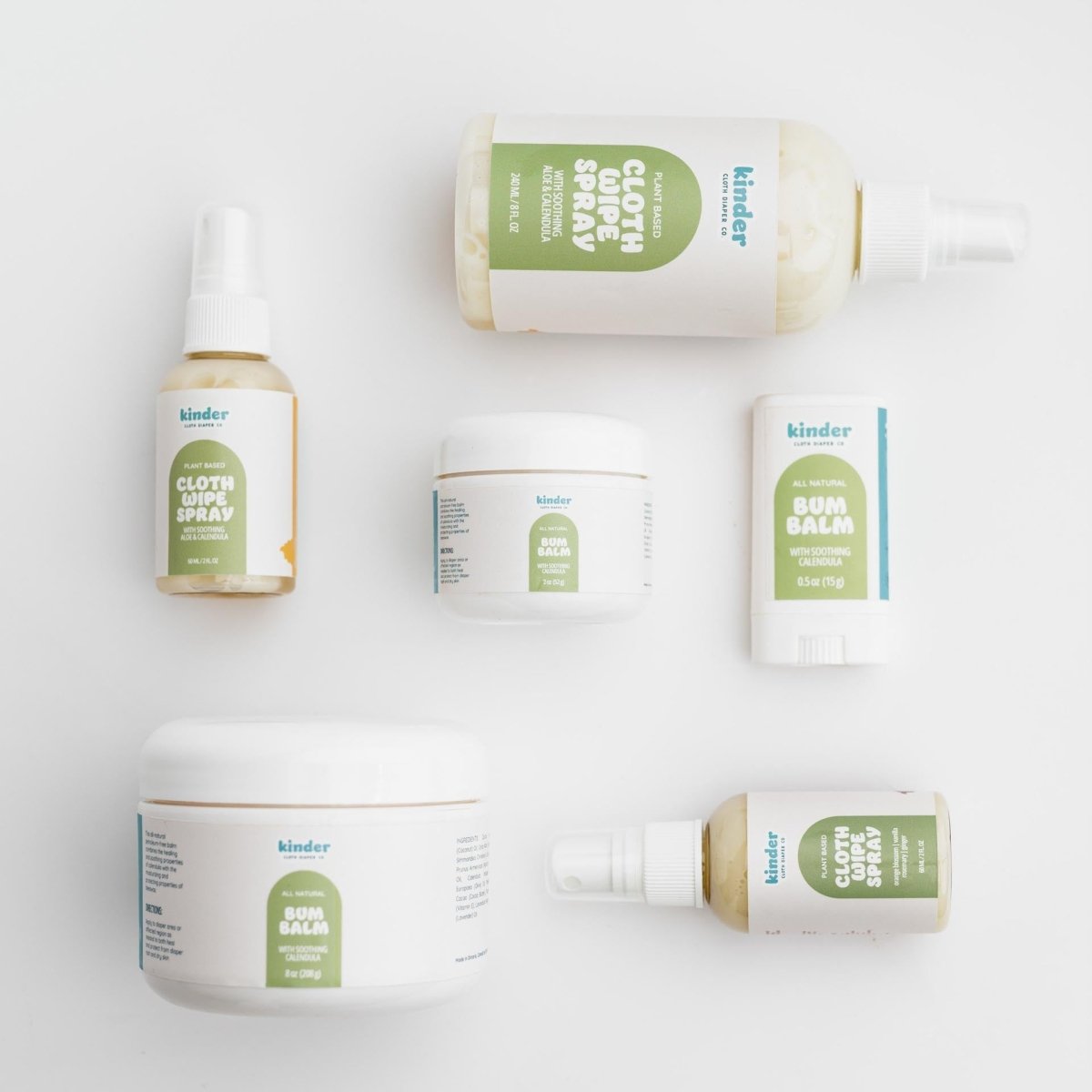 1/2 oz Stick - Modern - Cloth - Diapers - Wipe Spray - Kinder Cloth Diaper Co. - Pittsburgh - Based - Small - Business - Woman - Owned