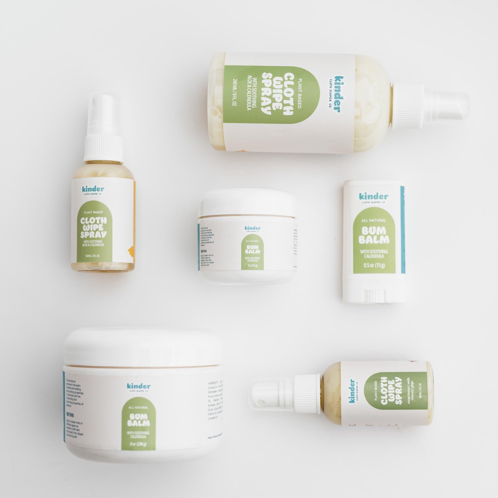 1/2 oz Stick - Modern - Cloth - Diapers - Wipe Spray - Kinder Cloth Diaper Co. - Pittsburgh - Based - Small - Business - Woman - Owned