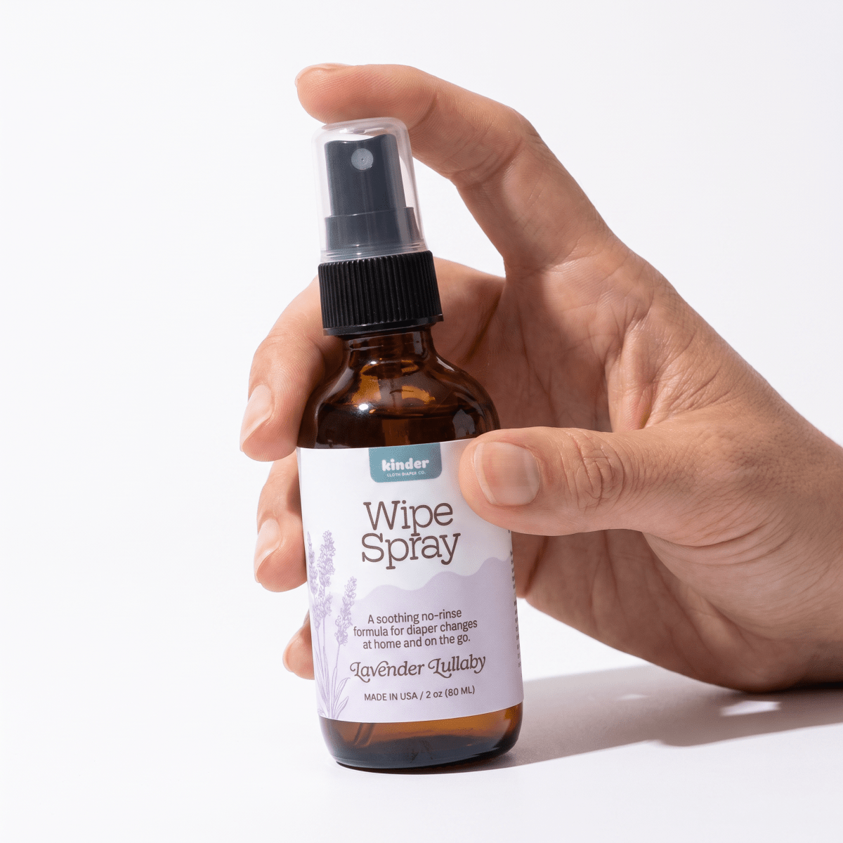 Lavender Lullaby Wipe Spray by Kinder Cloth Diaper Co.