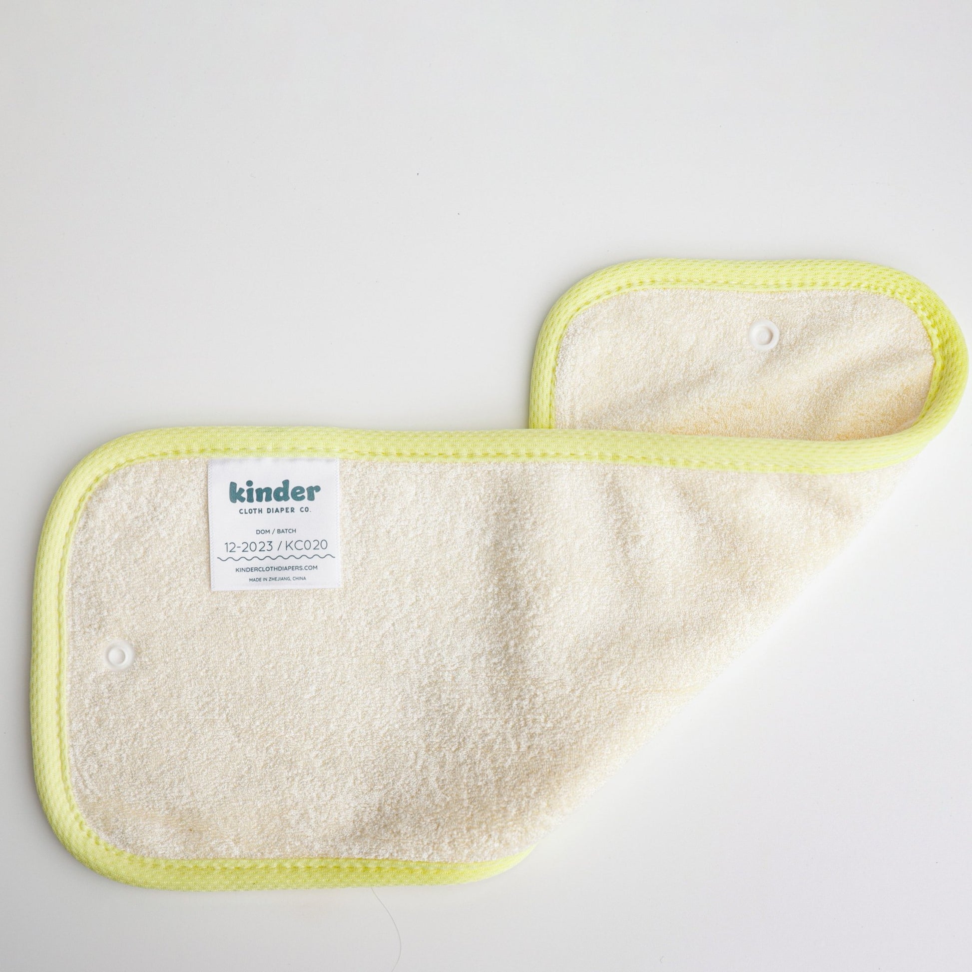 4 - Layer Bamboo Viscose Cloth Diaper Insert - Kinder Cloth Diaper Co. - 0.5 - 09 - Y1 - modern reusable cloth diapers and more for birth to potty training - Pittsburgh Based Small Business