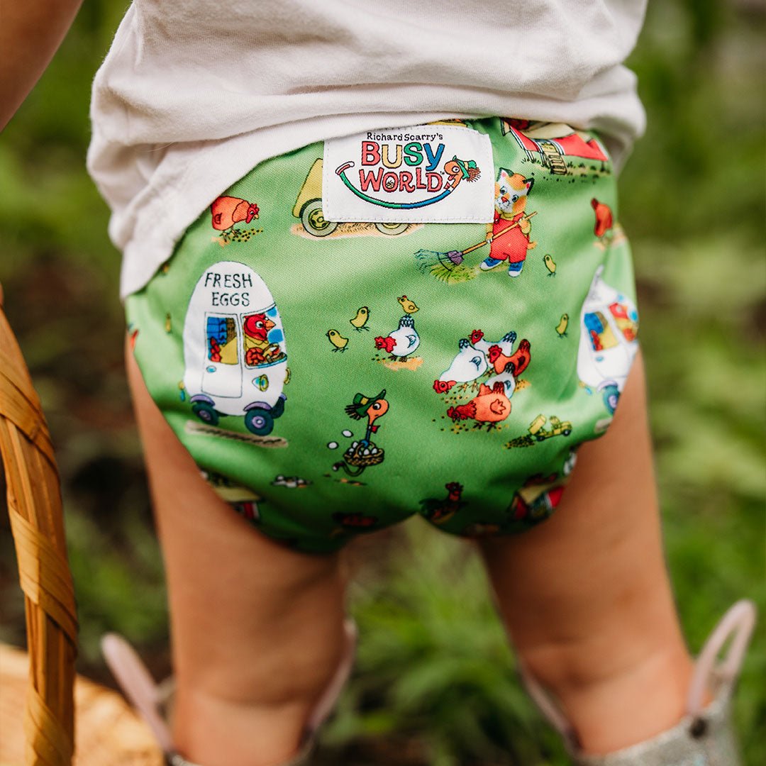 5 Diaper Starter Bundle - Modern - Cloth - Diapers - Pocket Diaper - Kinder Cloth Diaper Co. - Pittsburgh - Based - Small - Business - Woman - Owned