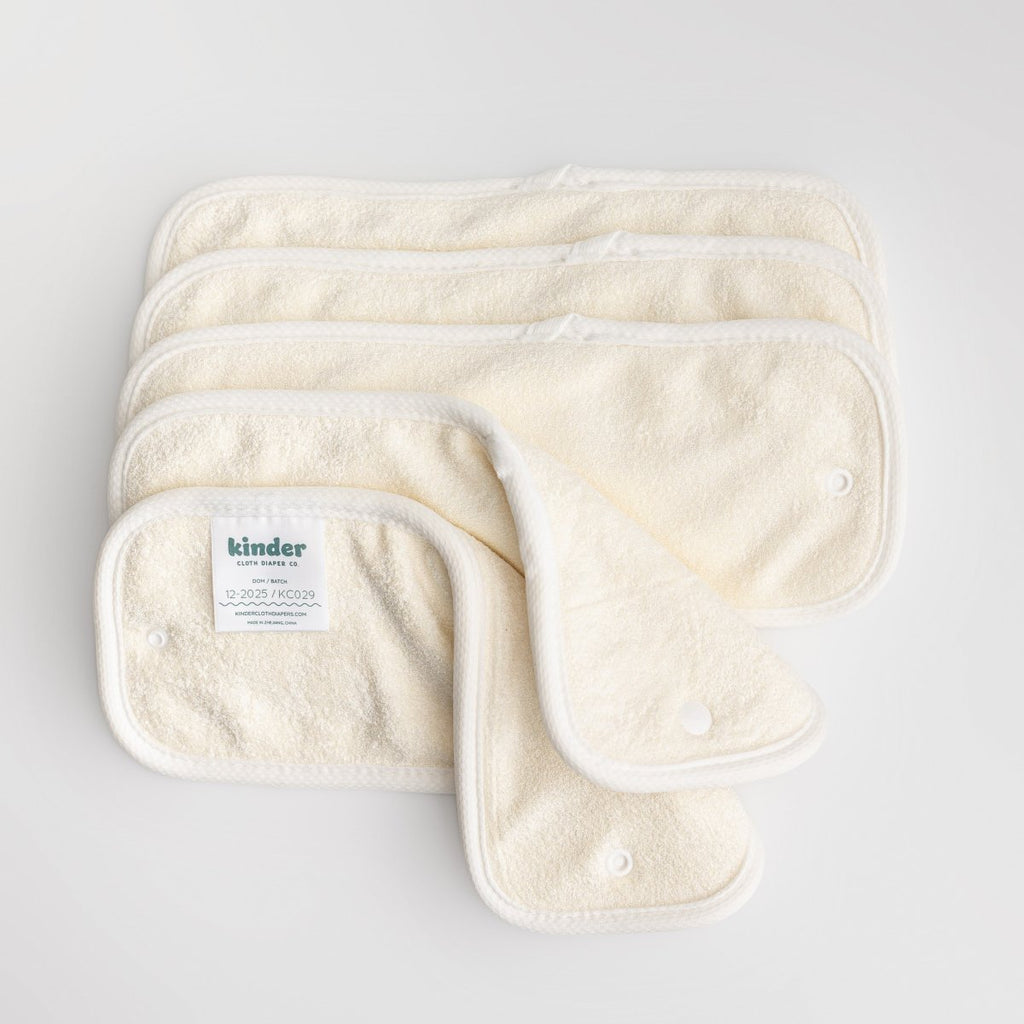 5 - Pack - Modern - Cloth - Diapers - Inserts - Kinder Cloth Diaper Co. - Pittsburgh - Based - Small - Business - Woman - Owned