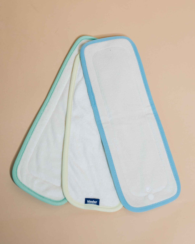 KINDER cloth diaper co reusable diaper inserts best modern cloth diaper inserts natural fiber bamboo hemp cotton