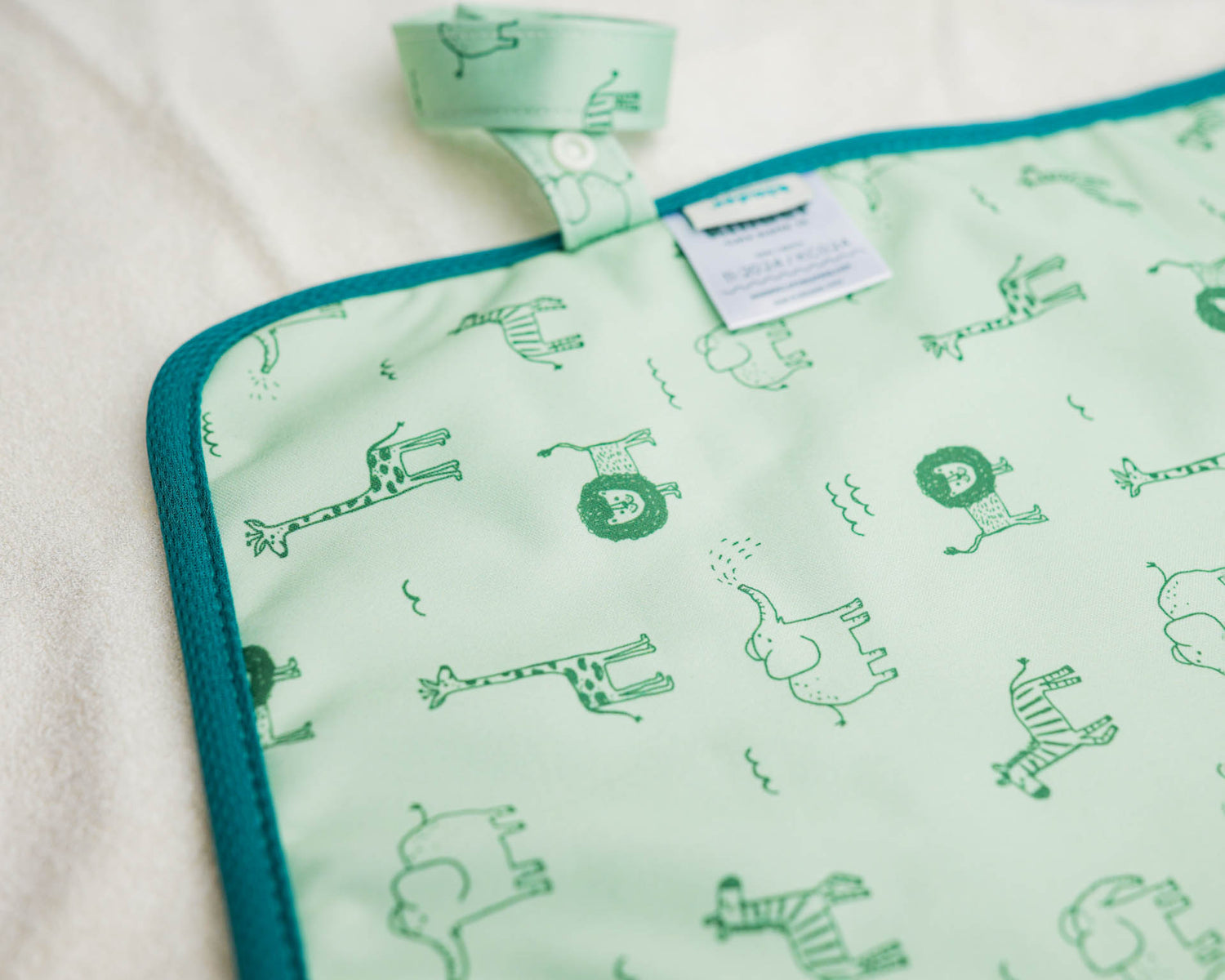 Ultra-Soft Bamboo Machine Washable and Wipeable Diaper Change Mat