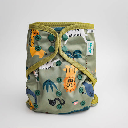 Animals and Insects: Wipeable Cloth Diaper Cover, Grows with your Baby