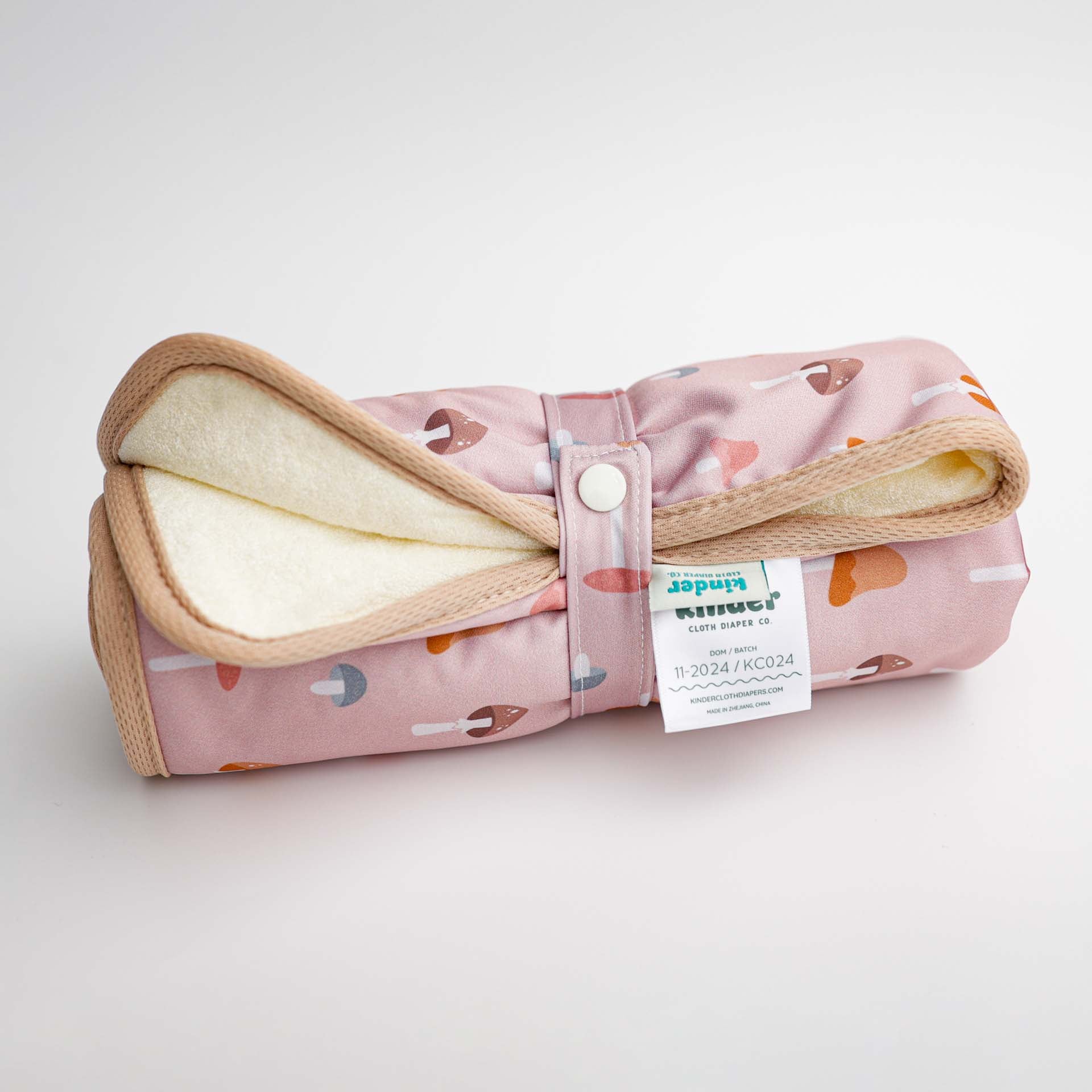 Ultra-Soft Bamboo Machine Washable and Wipeable Diaper Change Mat