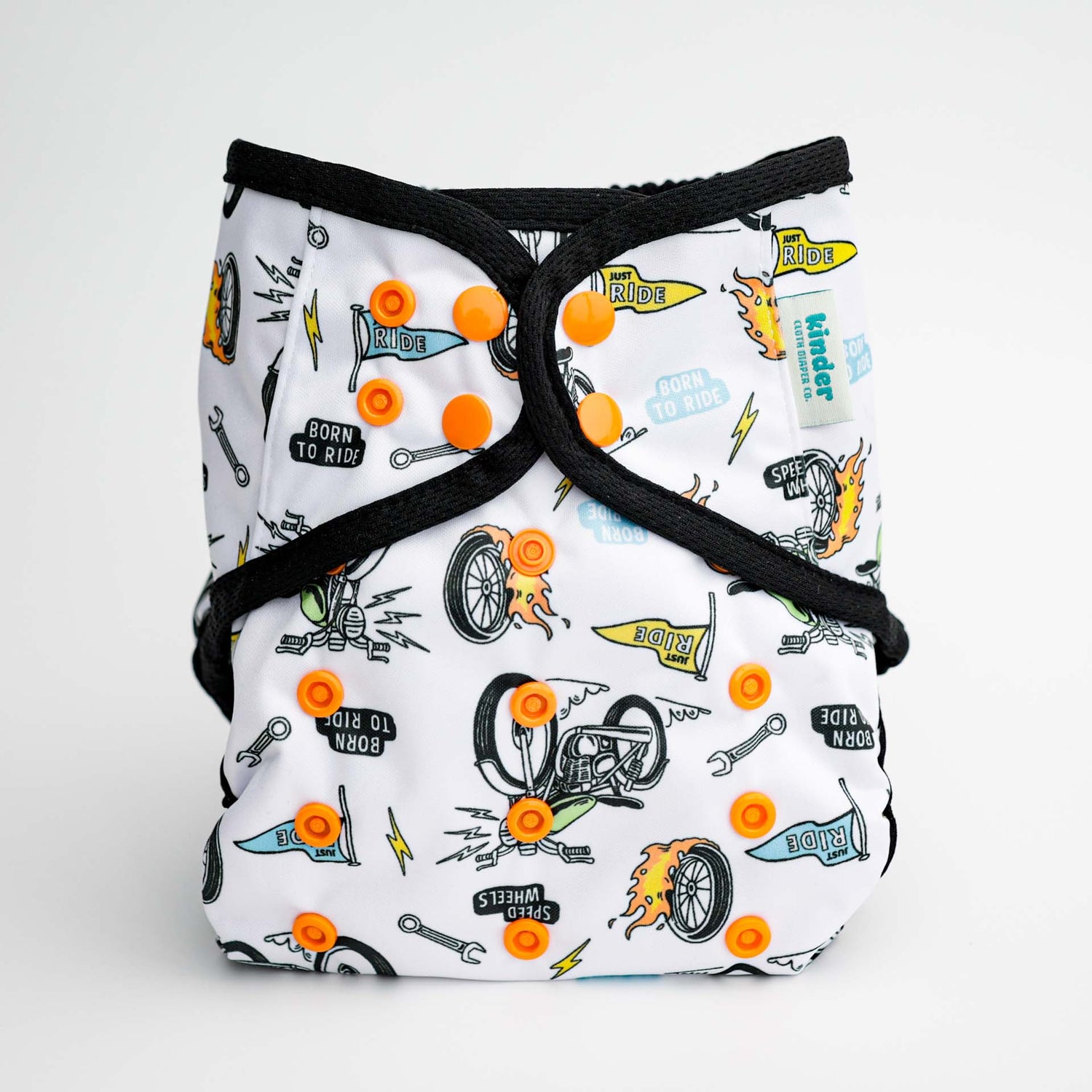 Patterned Wipeable Cloth Diaper Cover, Grows with your Baby
