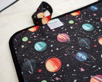 Ultra-Soft Bamboo Machine Washable and Wipeable Diaper Change Mat
