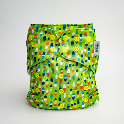 Abstract: Essentials Pocket Cloth Diaper with Athletic Wicking Jersey, Grows with your Baby