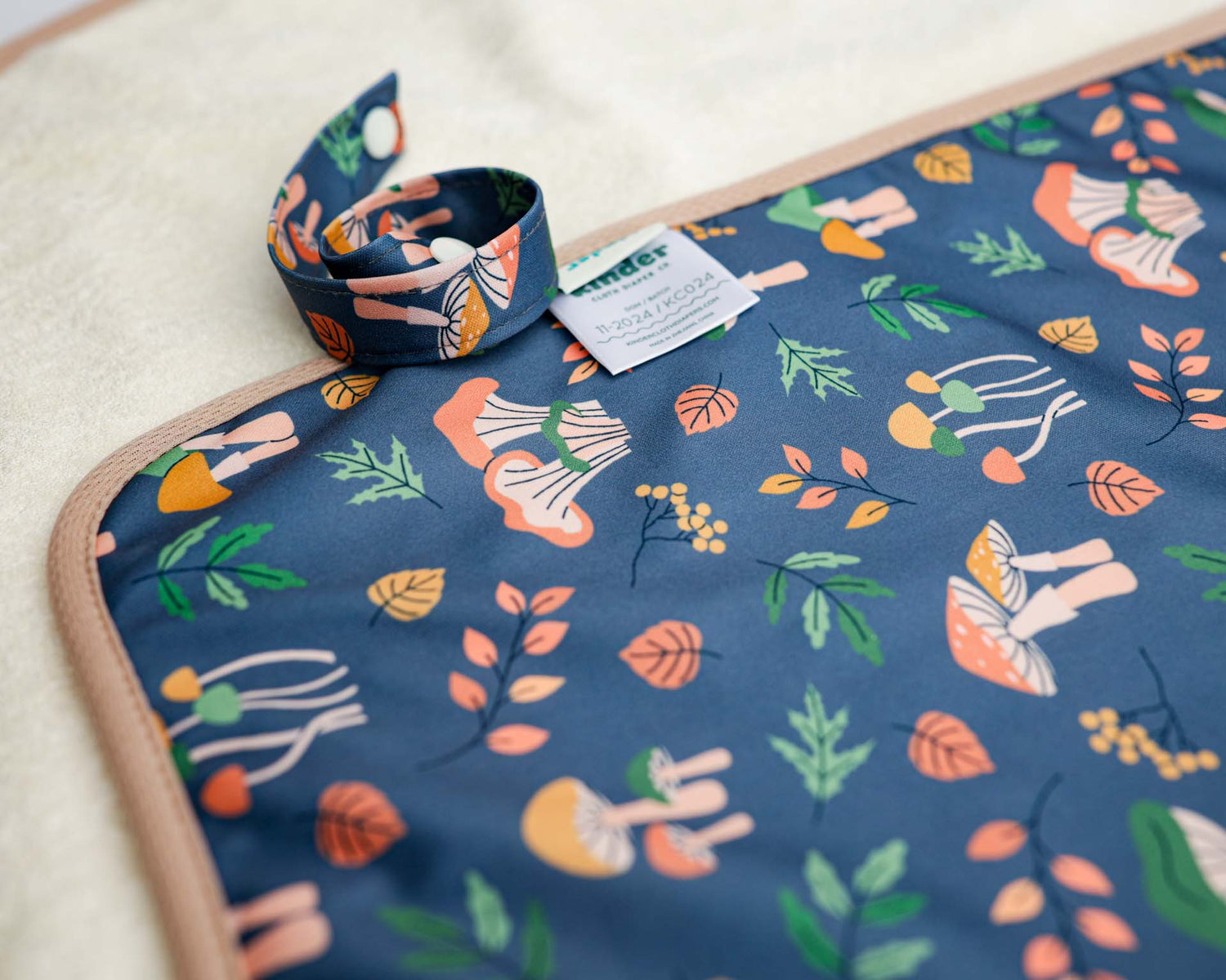 Ultra-Soft Bamboo Machine Washable and Wipeable Diaper Change Mat