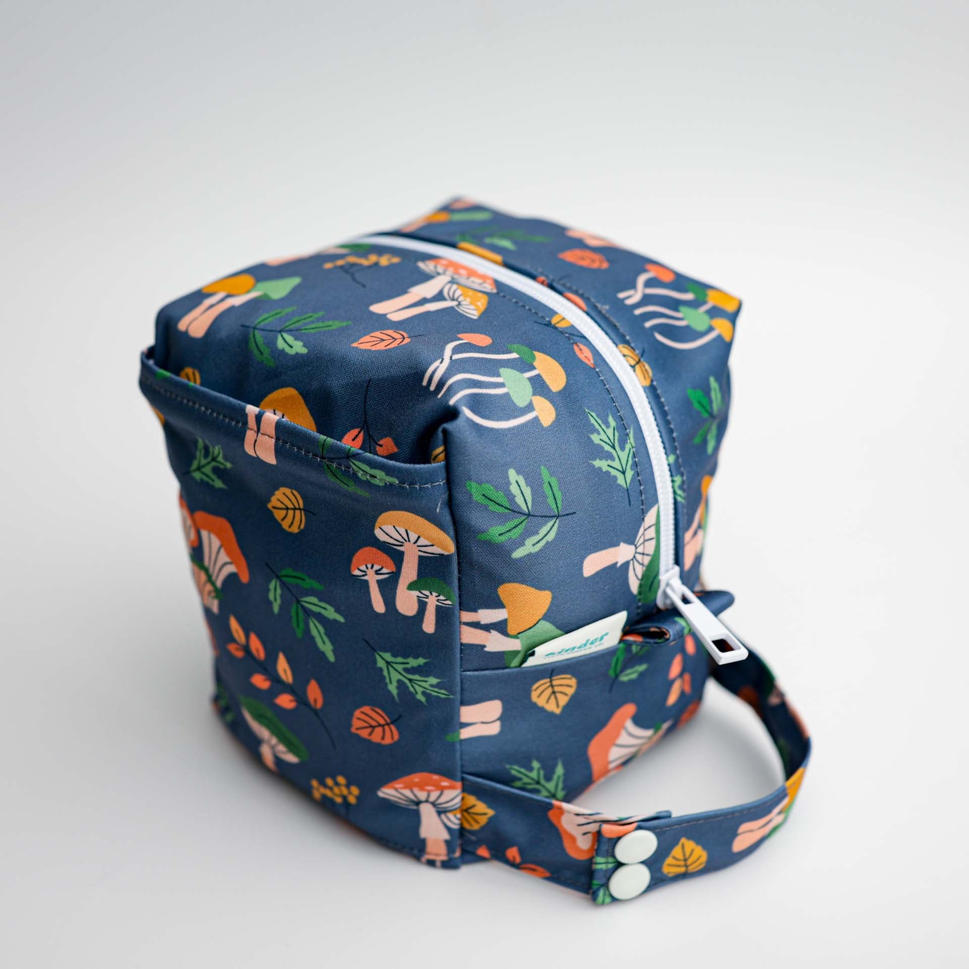 Reversible Mini Storage Travel Cube Diaper Pod with Exterior Storage Pocket