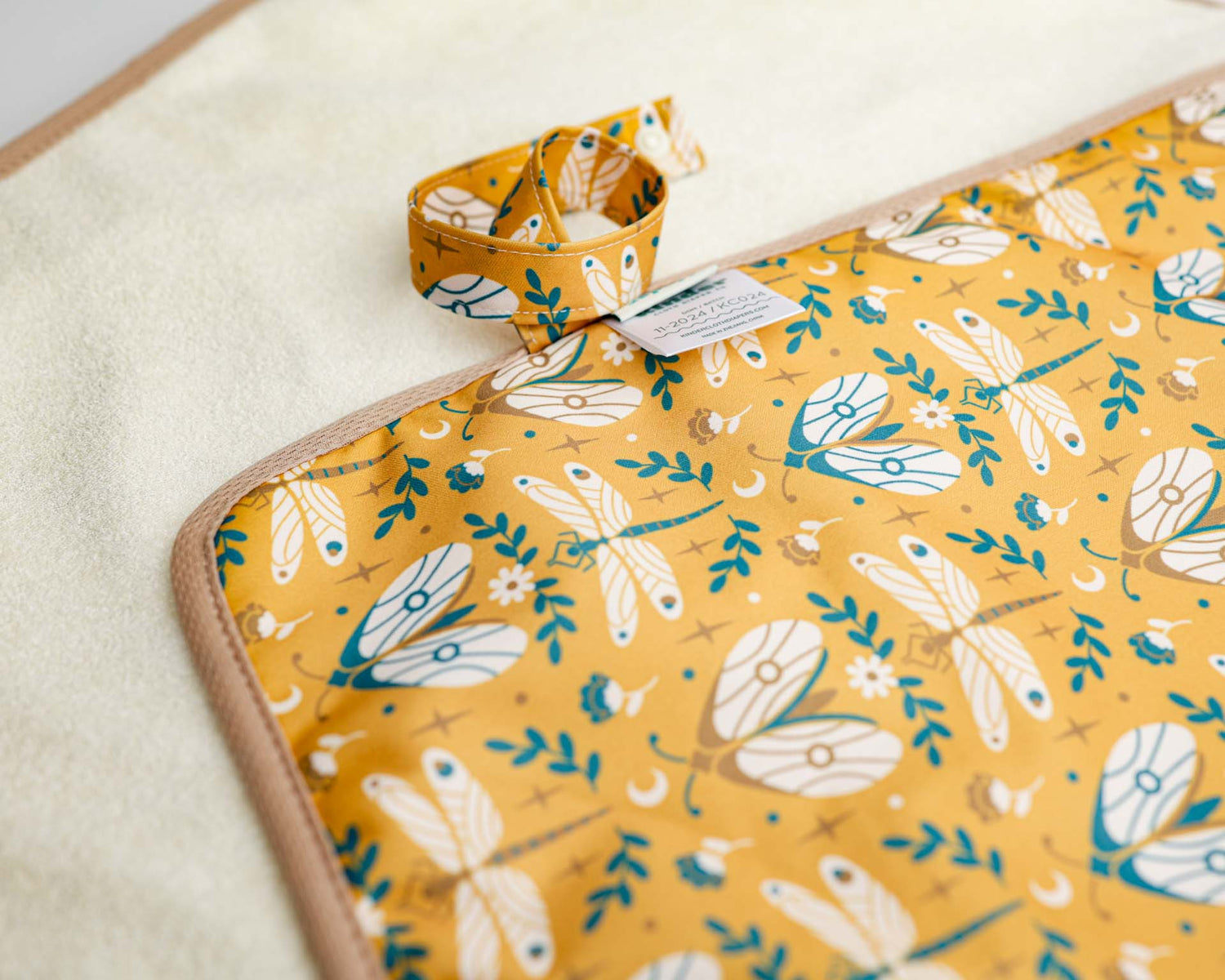 Ultra-Soft Bamboo Machine Washable and Wipeable Diaper Change Mat