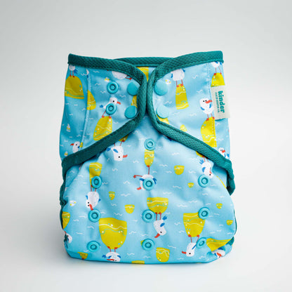 Animals and Insects: Wipeable Cloth Diaper Cover, Grows with your Baby