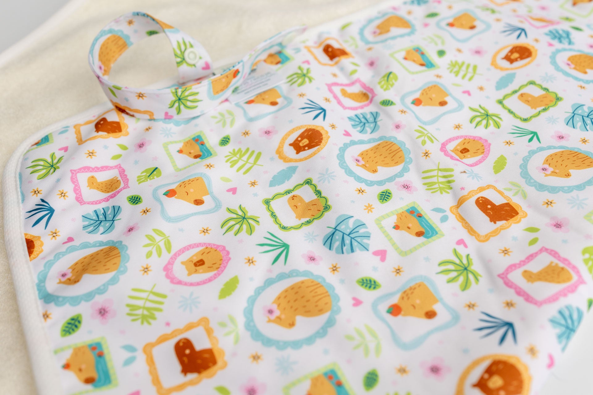 Ultra-Soft Bamboo Machine Washable and Wipeable Diaper Change Mat