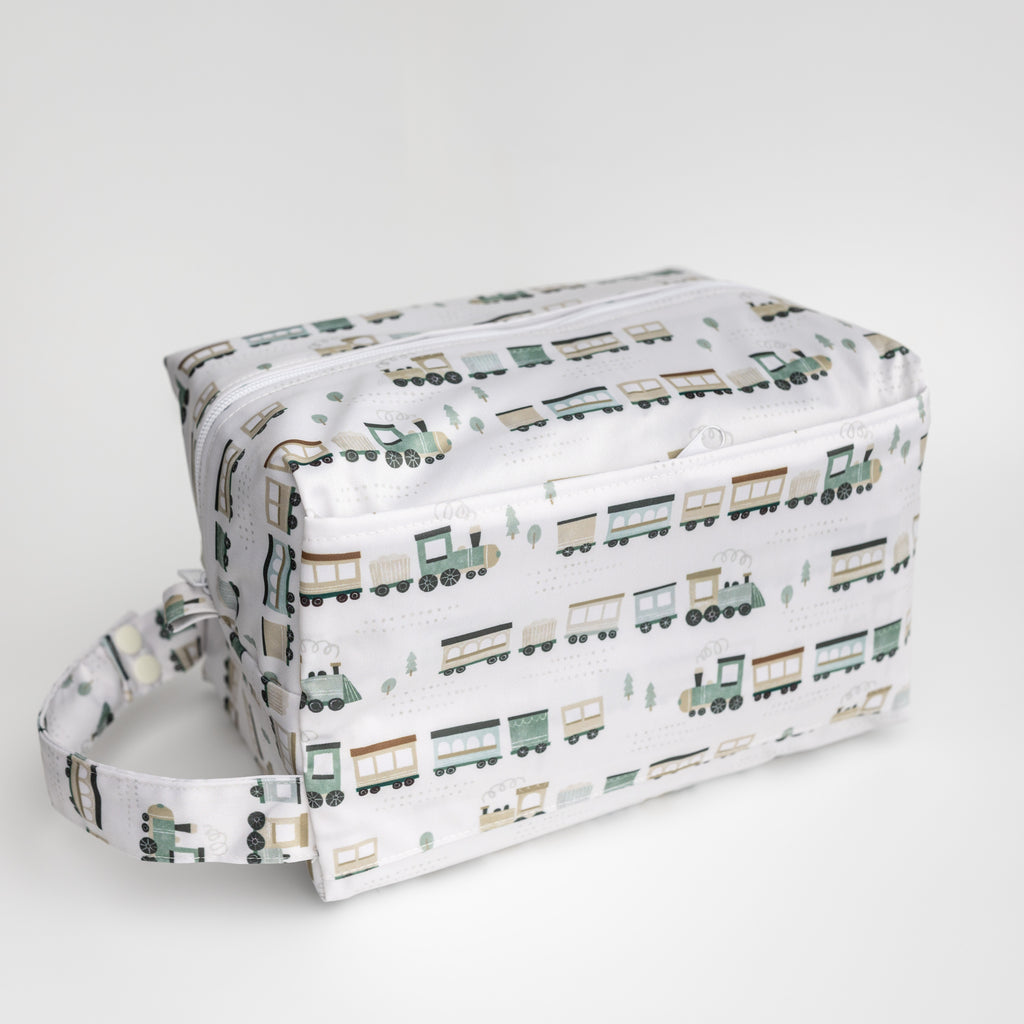 Choo Choo - Packing Cube Wet Bag - Zipper Closure - Large