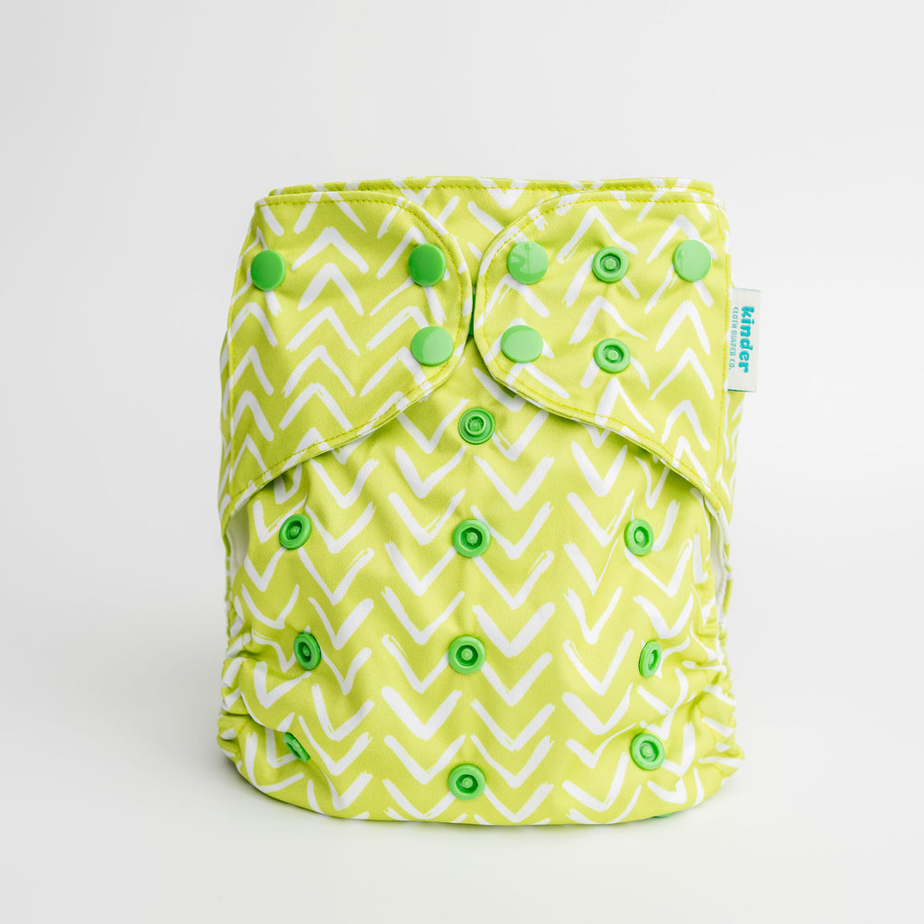 Abstract: Essentials Pocket Cloth Diaper with Athletic Wicking Jersey, Grows with your Baby