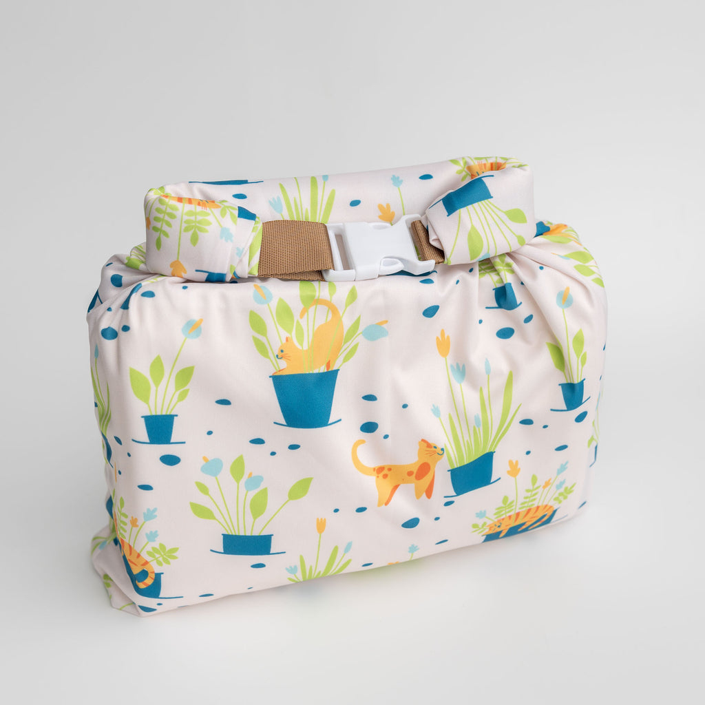 Roll Top Space Saver Water Resistant Small Wet Bag Travel Storage Bag
