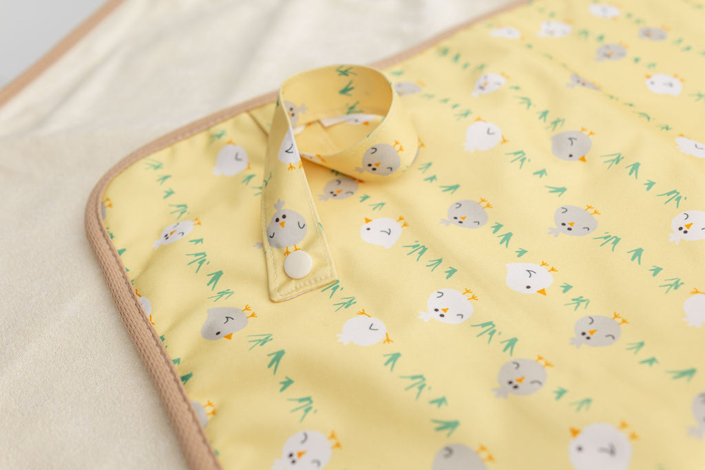 Ultra-Soft Bamboo Machine Washable and Wipeable Diaper Change Mat