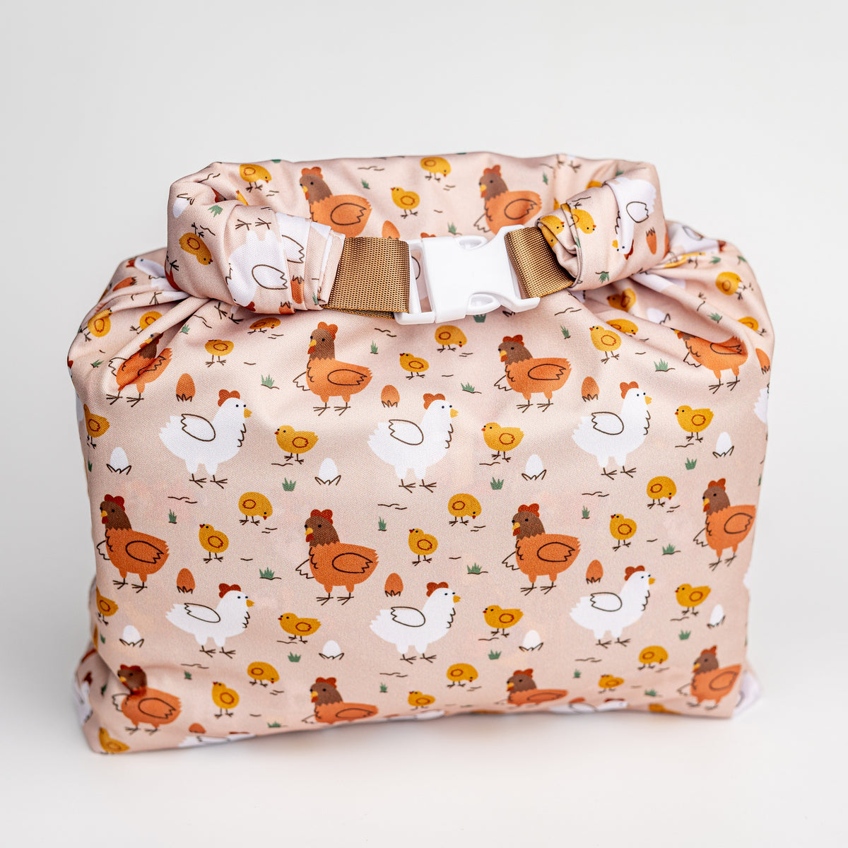 Fowl Play - Travel Wet Bag - Roll Top Closure - Small