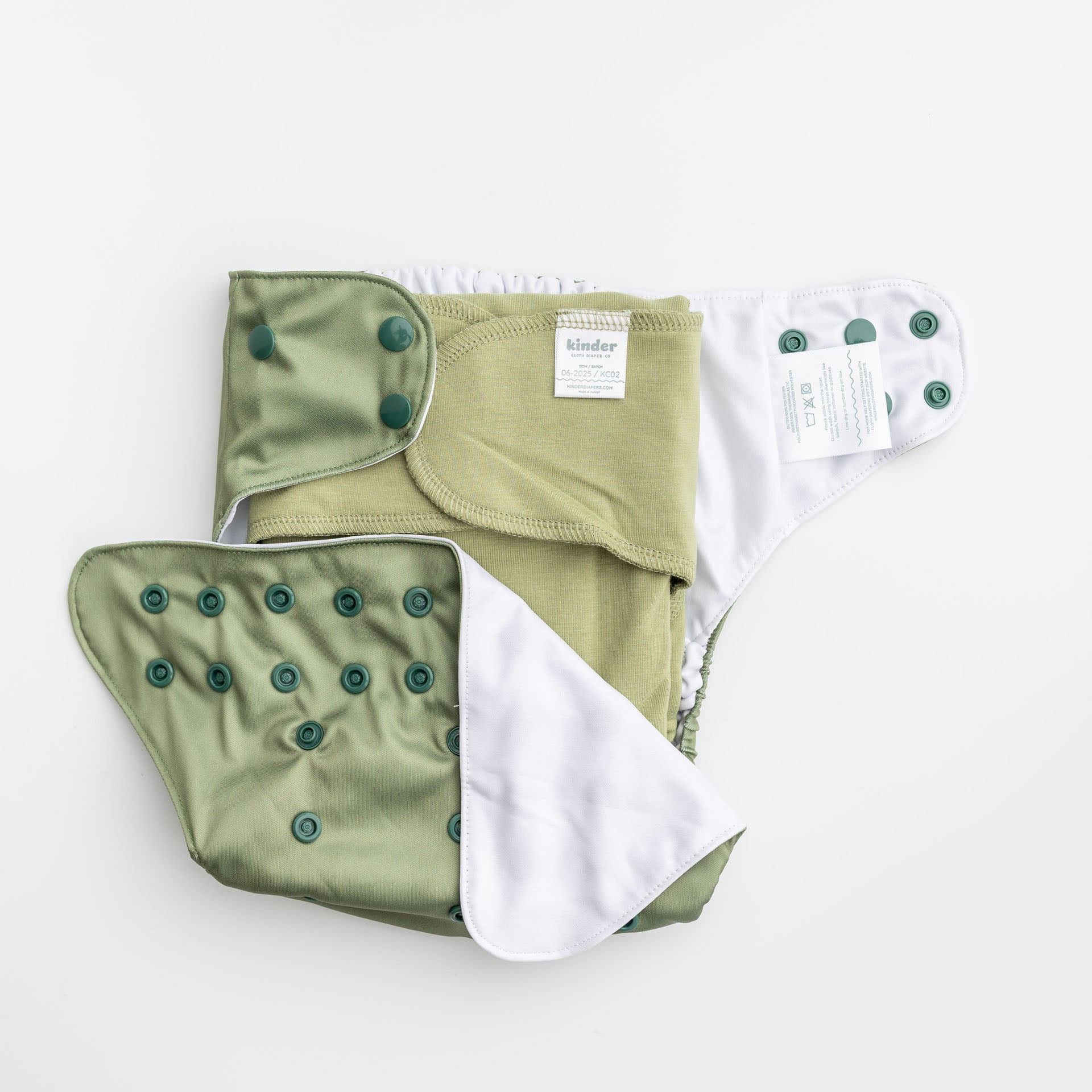 Bamboo Viscose and Cotton Lycra Stretchy Pre-Flat Diaper