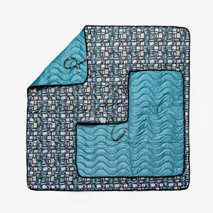 Anywhere Adventure Play Mat, Featuring Quilted Wipeable Machine Washable Fabric