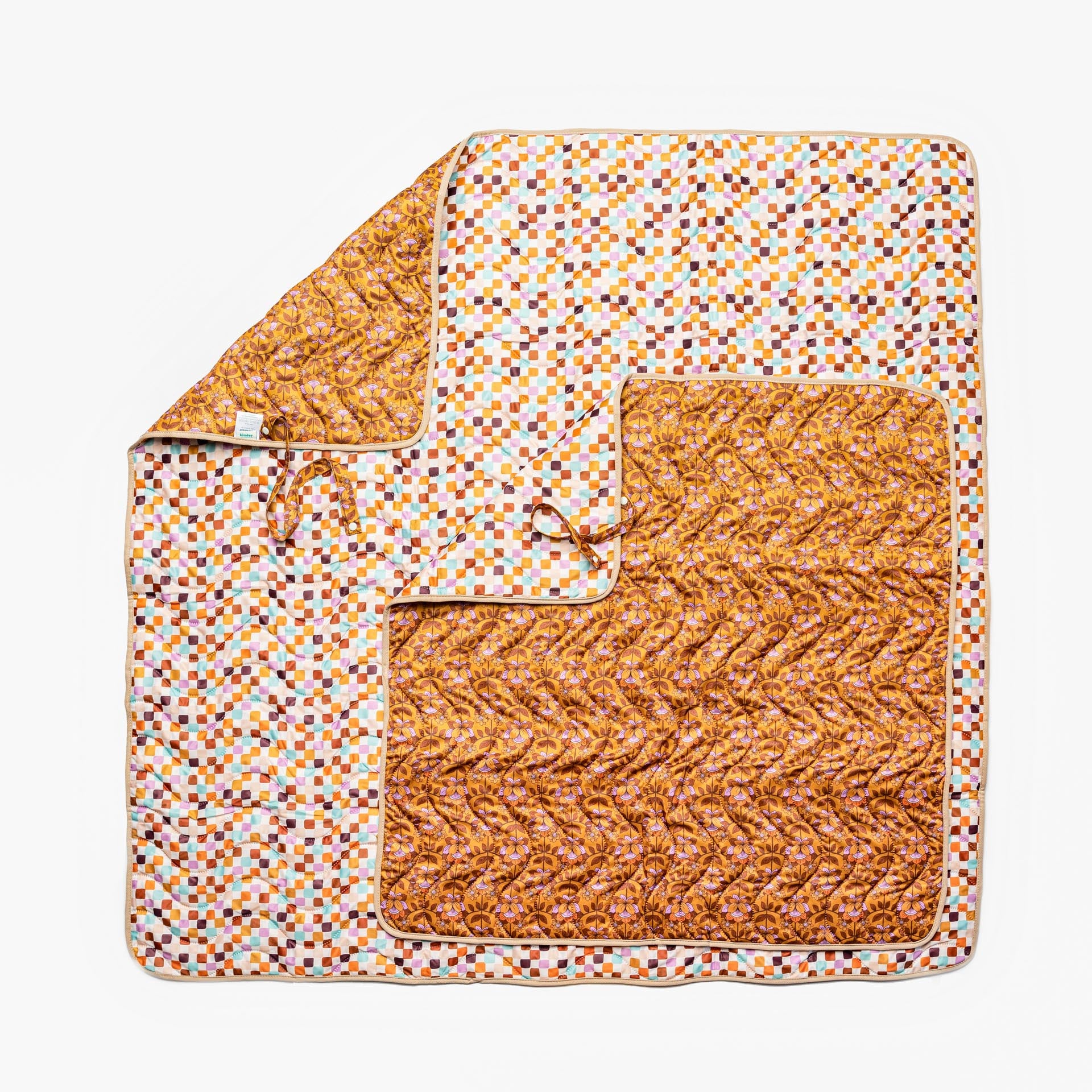 Anywhere Adventure Play Mat, Featuring Quilted Wipeable Machine Washable Fabric