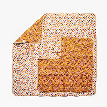 Anywhere Adventure Play Mat, Featuring Quilted Wipeable Machine Washable Fabric