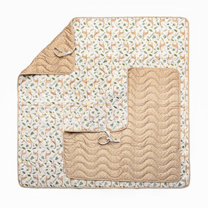 Anywhere Adventure Play Mat, Featuring Quilted Wipeable Machine Washable Fabric