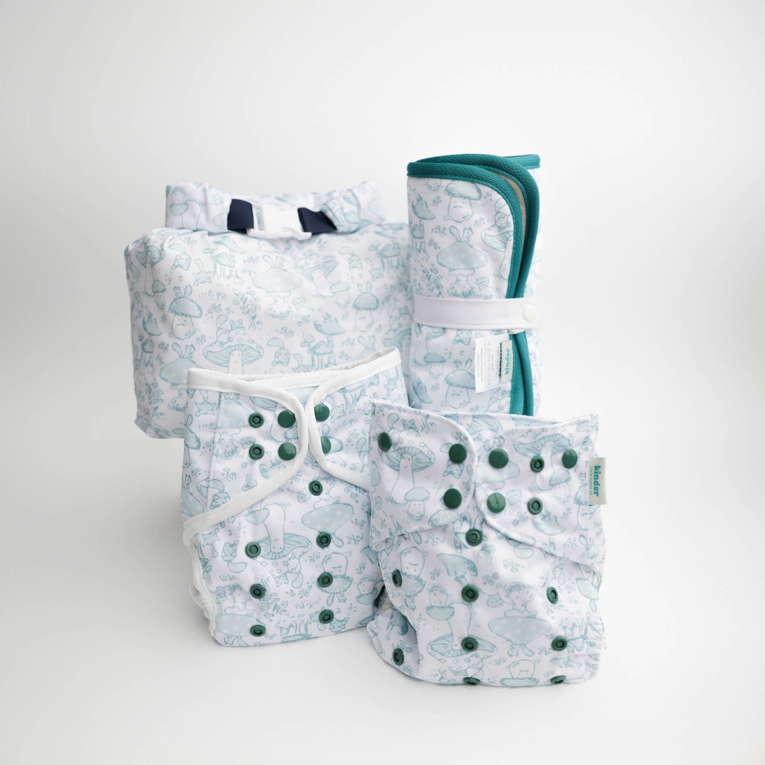 Nature and Outdoors: Wipeable Cloth Diaper Cover, Grows with your Baby