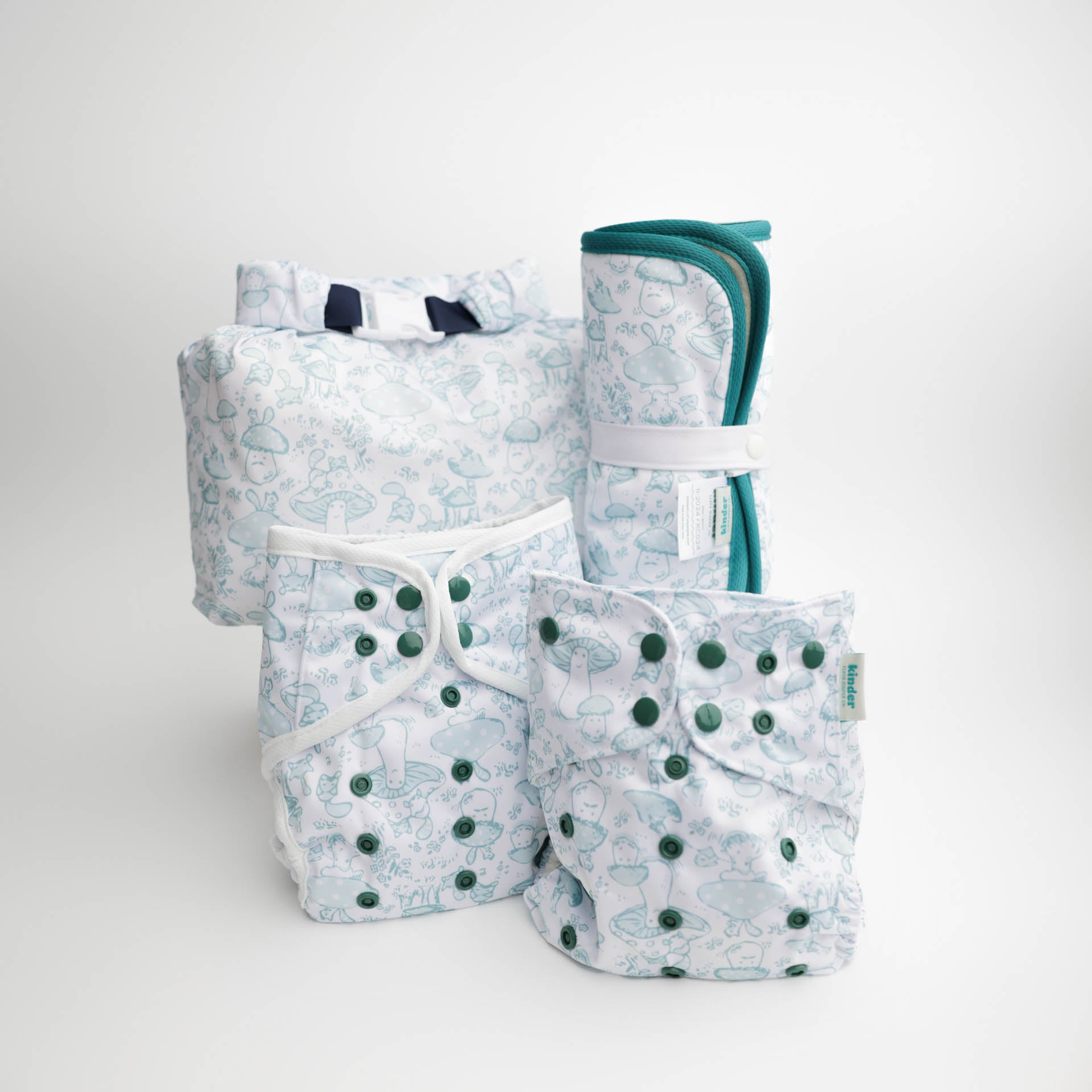Nature and Outdoors: Wipeable Cloth Diaper Cover, Grows with your Baby