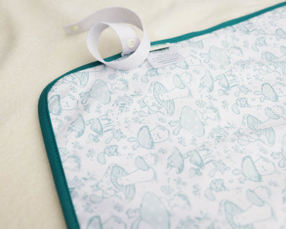 Ultra-Soft Bamboo Machine Washable and Wipeable Diaper Change Mat